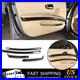 Carbon Fiber Look Interior Door Panel Trim For BMW 3 Series E90 Sedan 2005-12