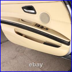 Carbon Fiber Look Interior Door Panel Trim For BMW 3 Series E90 Sedan 2005-12