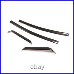 Carbon Fiber Look Interior Door Panel Trim For BMW 3 Series E90 Sedan 2005-12