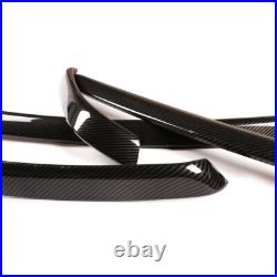 Carbon Fiber Look Interior Door Panel Trim For BMW 3 Series E90 Sedan 2005-12