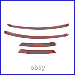 Carbon Fiber Look Interior Door Panel Trim For BMW 3 Series E90 Sedan 2005-12