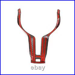 Carbon Fiber Look Steering Wheel Trim Interior Decor For BMW F20 F30 F32 F12 Carbon Fiber Look Steering Wheel Trim Interior Decor For BMW F20 F30 F32 F12