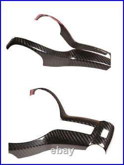 Carbon Fiber Look Steering Wheel Trim Interior Decor For BMW F20 F30 F32 F12 Carbon Fiber Look Steering Wheel Trim Interior Decor For BMW F20 F30 F32 F12