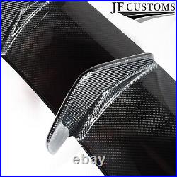 Carbon Fiber Rear Big Fin Bumper Diffuser Lip For Mercedes W204 C63 07-10