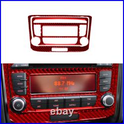 Carbon Fiber Red Car Interior Full Set Trim Sticker For Audi TT 2008-2010