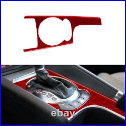 Carbon Fiber Red Car Interior Full Set Trim Sticker For Audi TT 2011-2014