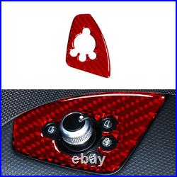 Carbon Fiber Red Car Interior Full Set Trim Sticker For Audi TT 2011-2014