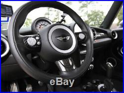 Carbon Fiber Steering Wheel Cover Set For Mini Cooper R55/R56/R57