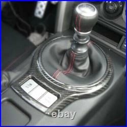 Carbon Fiber Steering Wheel Gear Shift Cover For Toyota GT86 Subaru BRZ 12-19