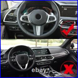 Carbon Fiber Steering Wheel Trim For BMW 7 Series G11 G12 M Sport Interior Cover