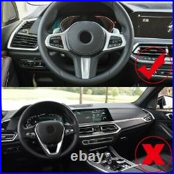 Carbon Fiber Steering Wheel Trim For BMW X3 G01 M Sport Interior Cover
