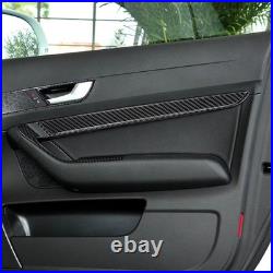 Carbon Fiber Sticker Car Interior Full Set Trim For Audi A6 S6 2005-2011