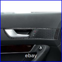 Carbon Fiber Sticker Car Interior Full Set Trim For Audi A6 S6 2005-2011