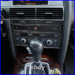 Carbon Fiber Sticker Car Interior Full Set Trim For Audi A6 S6 2005-2011