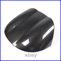 Carbon Fiber Style Interior Dashboard Upper Cover Trim For Jaguar F-TYPE 2013-24