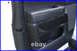 Carbon Fiber Style Interior Door Handle Panel Cover Trim For Range Rover Sport