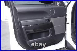 Carbon Fiber Style Interior Door Handle Panel Cover Trim For Range Rover Sport
