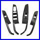 Carbon Fiber Style Interior Door Window Switch Cover Trim Fits For Hyundai i30