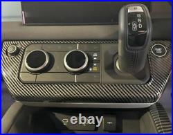 Carbon Fiber Style Interior Trim For Land Rover Defender 90 110 130 L663 2020+