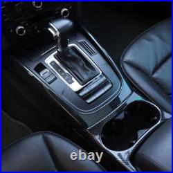 Carbon Fiber Style Middle Console Gear Shift Frame Trim For Audi Q5 2009-2017 1X Carbon Fiber Style Middle Console Gear Shift Frame Trim For Audi Q5 2009-2017 1X