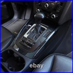 Carbon Fiber Style Middle Console Gear Shift Frame Trim For Audi Q5 2009-2017 1X
