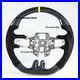 Carbon Fiber Suede Yellow Steering Wheel For Ford Mustang EcoBoost 5.0GT 15-17