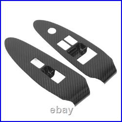 Carbon Fiber Window Switch Cover Interior Decoration Panel With Adhesive
