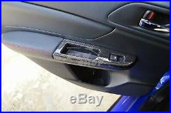 Carbon Fiber for Subaru WRX STI 4th 4D Interior Window Switch Panel Cover Trim