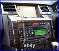 Carbon Fibre Fiber Radio Side facia panels for Range Rover SPORT interior trim