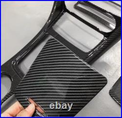 Carbon Fibre Full Centre Console Trim Kit For Mercedes CLA GLA W176 W117 X156