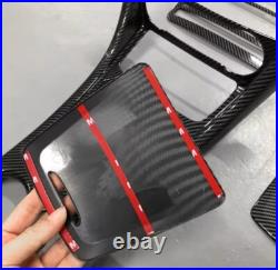 Carbon Fibre Full Centre Console Trim Kit For Mercedes CLA GLA W176 W117 X156