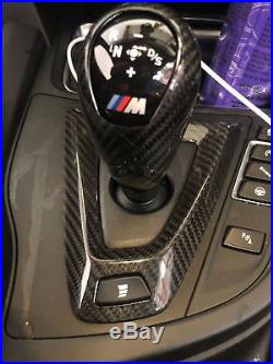 Carbon Fibre Interior Shifter Gearknob Surround Pieces BMW M3 M4 F80 F82