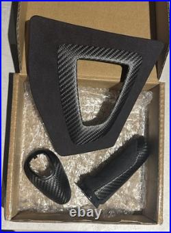Carbon Fibre Interior kit Handbrake + Gear Trims For BMW M2 F87 2016-2018