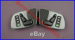 Carbon Front Interior Door Trim Buttons Covers Panels for Mercedes G-class W463