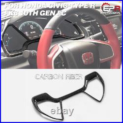 Carbon Interior Control Cluster Surround Trim For 2017+ Honda Civic FK8 Typ R