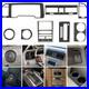 Carbon fiber Interior 10PCS Kit Center Console Gear Panel Decor Trim Cover Set