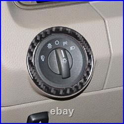 Carbon fiber Interior 10PCS Kit Center Console Gear Panel Decor Trim Cover Set Carbon fiber Interior 10PCS Kit Center Console Gear Panel Decor Trim Cover Set