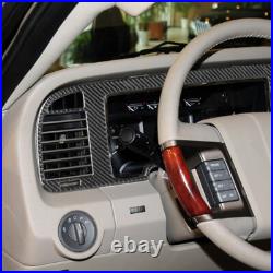 Carbon fiber Interior 10PCS Kit Center Console Gear Panel Decor Trim Cover Set Carbon fiber Interior 10PCS Kit Center Console Gear Panel Decor Trim Cover Set