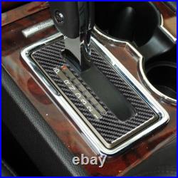 Carbon fiber Interior 10PCS Kit Center Console Gear Panel Decor Trim Cover Set Carbon fiber Interior 10PCS Kit Center Console Gear Panel Decor Trim Cover Set