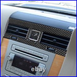 Carbon fiber Interior 10PCS Kit Center Console Gear Panel Decor Trim Cover Set Carbon fiber Interior 10PCS Kit Center Console Gear Panel Decor Trim Cover Set