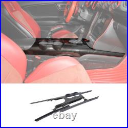 Carbon fiber Interior Center Console Gear Shift Panel Trim for Ford Mustang 15+ Carbon fiber Interior Center Console Gear Shift Panel Trim for Ford Mustang 15+