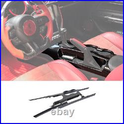 Carbon fiber Interior Center Console Gear Shift Panel Trim for Ford Mustang 15+ Carbon fiber Interior Center Console Gear Shift Panel Trim for Ford Mustang 15+