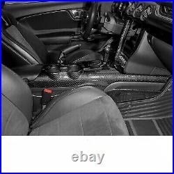 Carbon fiber Interior Center Console Gear Shift Panel Trim for Ford Mustang 15+ Carbon fiber Interior Center Console Gear Shift Panel Trim for Ford Mustang 15+