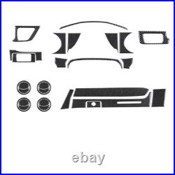 Carbon fiber Interior Dash Glove Handle Defogger Center Air Vent Trim Kit Carbon fiber Interior Dash Glove Handle Defogger Center Air Vent Trim Kit