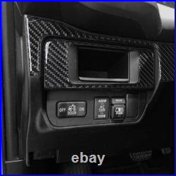Carbon fiber Interior Dash Glove Handle Defogger Center Air Vent Trim Kit Carbon fiber Interior Dash Glove Handle Defogger Center Air Vent Trim Kit