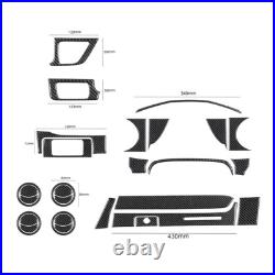 Carbon fiber Interior Dash Glove Handle Defogger Center Air Vent Trim Kit Carbon fiber Interior Dash Glove Handle Defogger Center Air Vent Trim Kit