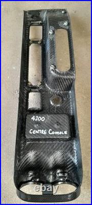 Carbon fiber center control console panel interior Maserati 4200 GRANSPORT