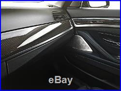 Carbon fiber interior trim set for BMW 5 series F10 and F11
