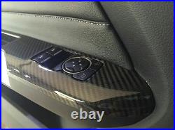 Carbon fiber interior windows switch cover fit FORD 2015-17 MUSTANG GT 500