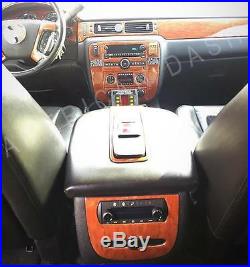 Chevrolet Avalanche Ls Lt Interior Wood Carbon Dash Trim Kit 2010 2011 2012 2013